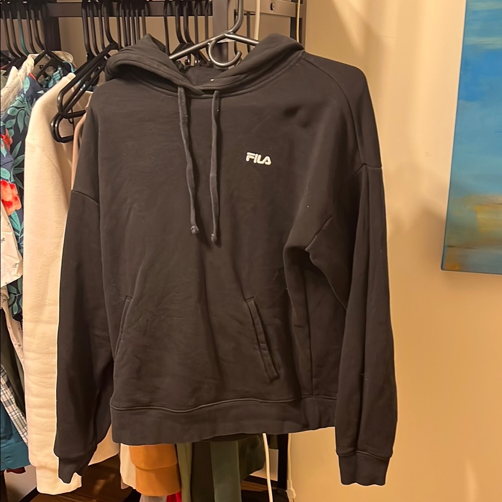 Fila Black Sweatshirt Classic Hoodie